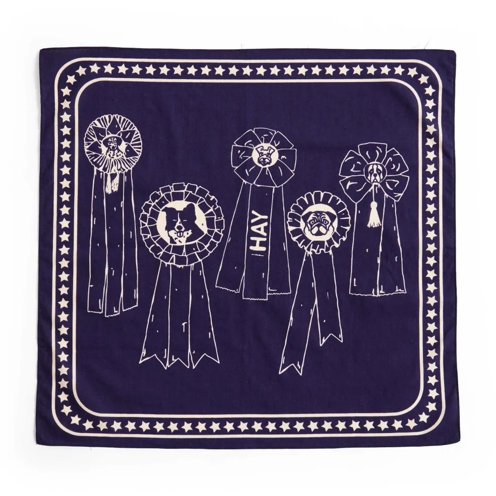 Hundehalstuch recycelt 55x55cm