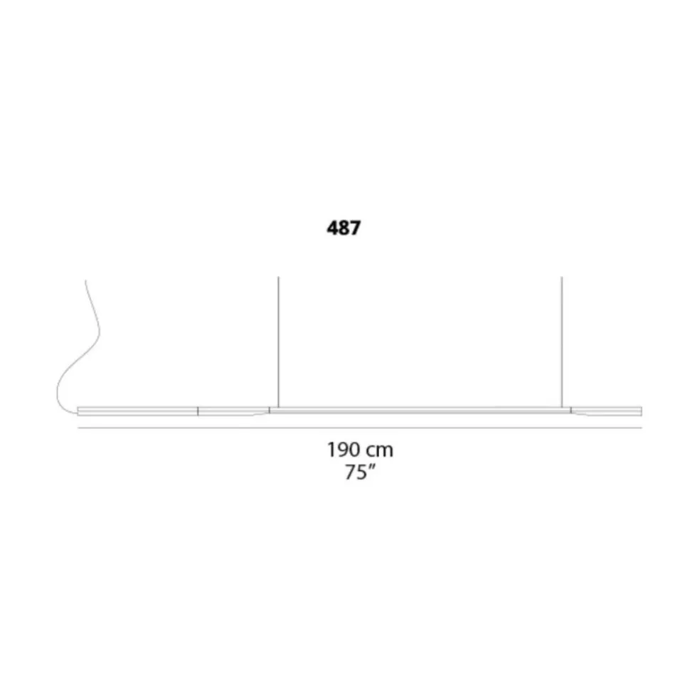 Ilo 487 LED Pendelleuchte