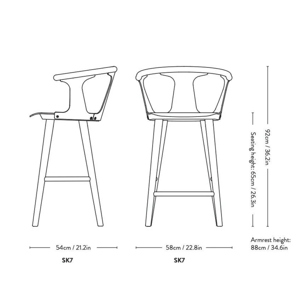 In Between SK7 Barhocker