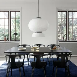 In Between SK2 Stuhl gepolstert Gestell Eiche