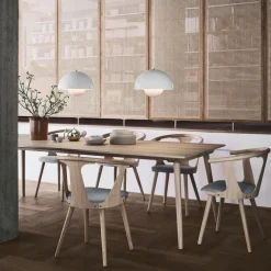 In Between SK2 Stuhl gepolstert Gestell Eiche