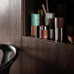 In Between SK2 Stuhl gepolstert Gestell Eiche