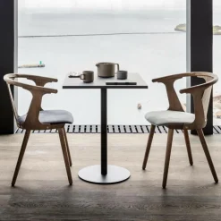 In Between SK2 Stuhl gepolstert Gestell Eiche