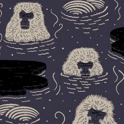 Indigo Macaque Blue Teppich