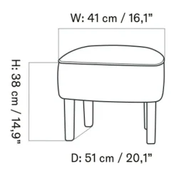 Ingeborg Fußhocker Schaffell