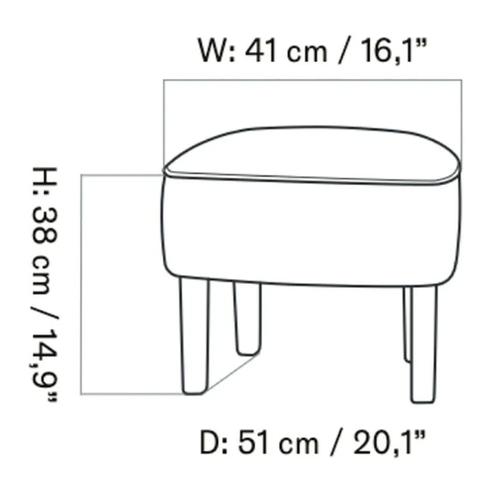 Ingeborg Fußhocker Schaffell