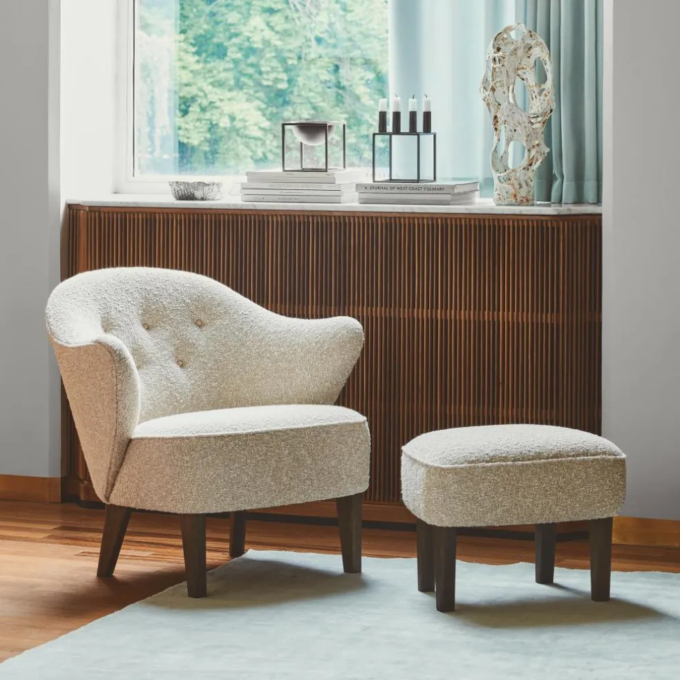 Ingeborg Fußhocker Stoff