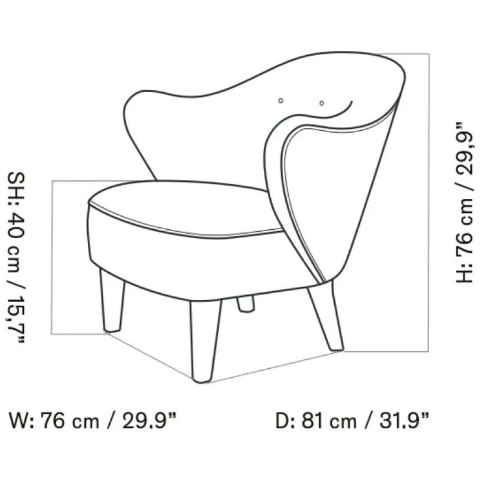 Ingeborg Lounge Chair Stoff
