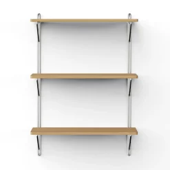 Inline Wandregal Gestell poliert L