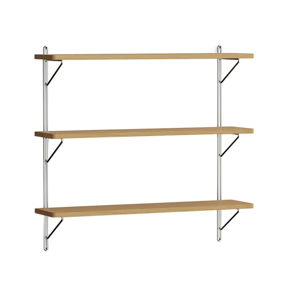 Inline Wandregal Gestell poliert S