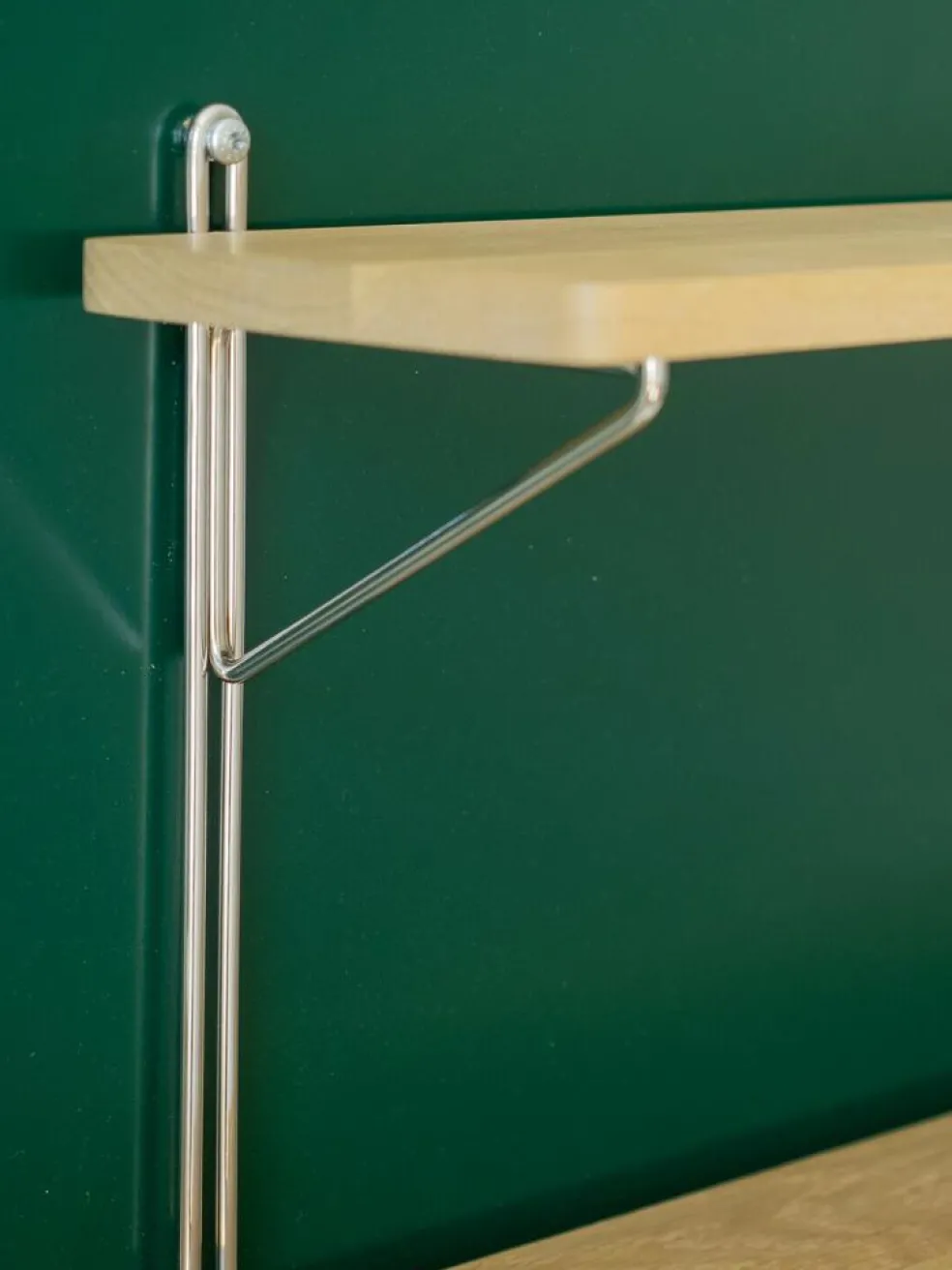 Inline Wandregal Gestell poliert S