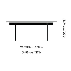 Ita OS1 Esstisch 200x95cm