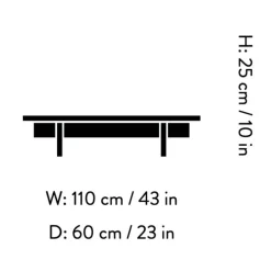 Ita OS3 Kaffeetisch 110x60cm