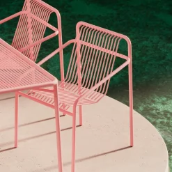 Ivy Gartenset Tisch 90cm + 2 Armlehnstühle