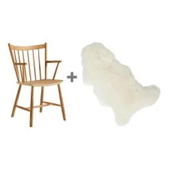 J42 Armlehnstuhl Buche