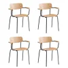 J182 Holmen Armlehnstuhl stapelbar 4er Set