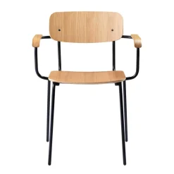 J182 Holmen Armlehnstuhl stapelbar
