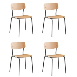 J182 Holmen Stuhl stapelbar 4er Set