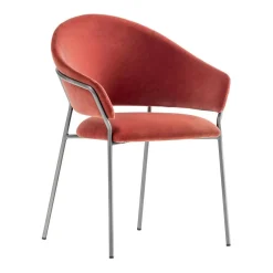 Jazz 3716 Armlehnstuhl gepolstert Gestell mit Titan-Finish