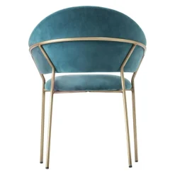 Jazz 3716 Armlehnstuhl gepolstert Gestell Messing antik