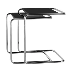 JS. THONET a personal Interpretation by Jil Sander B 97 Serious Beistelltisch 2er Set