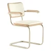 JS. THONET a personal Interpretation by Jil Sander S 64 P Nordic Freischwinger Armlehnstuhl