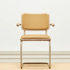 JS. THONET a personal Interpretation by Jil Sander S 64 P Nordic Freischwinger Armlehnstuhl