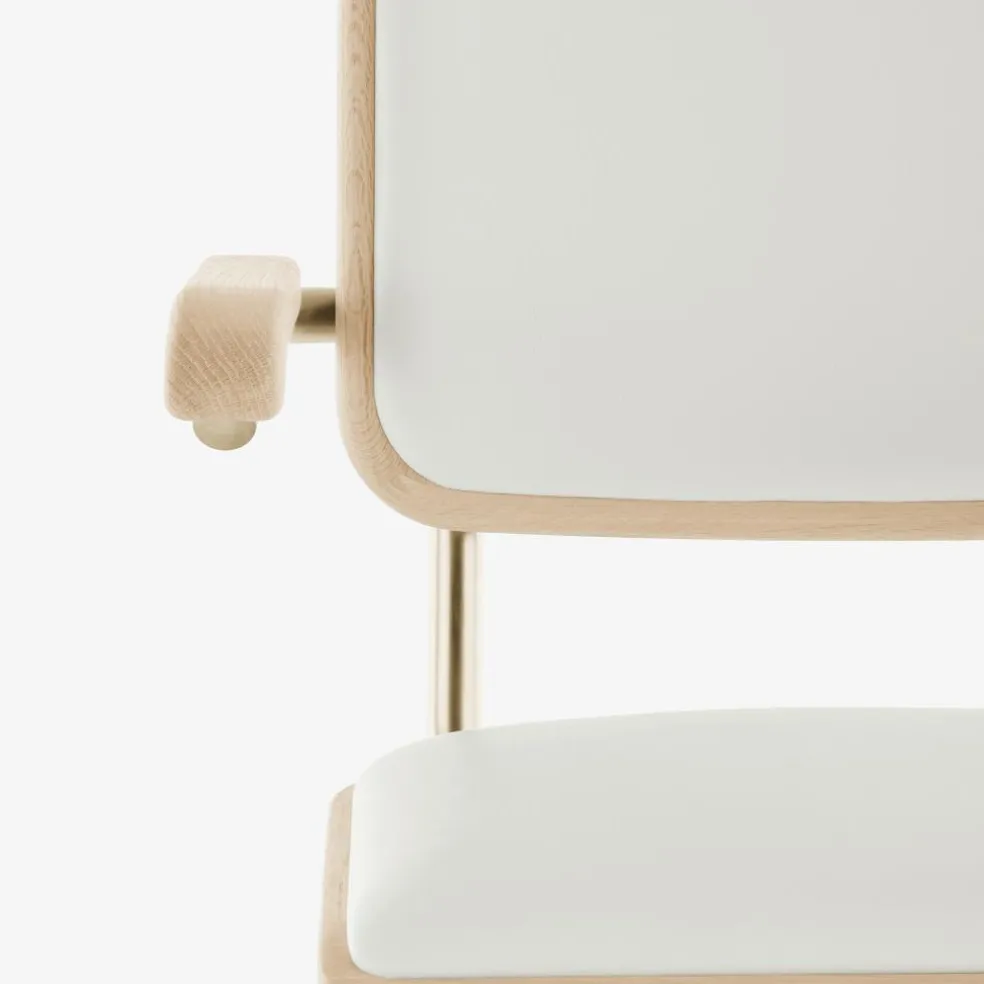 JS. THONET a personal Interpretation by Jil Sander S 64 P Nordic Freischwinger Armlehnstuhl