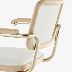 JS. THONET a personal Interpretation by Jil Sander S 64 P Nordic Freischwinger Armlehnstuhl