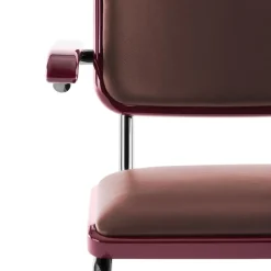 JS. THONET a personal Interpretation by Jil Sander S 64 P Serious Freischwinger Armlehnstuhl