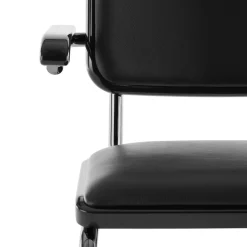 JS. THONET a personal Interpretation by Jil Sander S 64 P Serious Freischwinger Armlehnstuhl