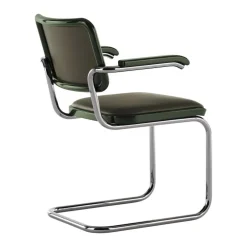 JS. THONET a personal Interpretation by Jil Sander S 64 P Serious Freischwinger Armlehnstuhl