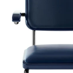 JS. THONET a personal Interpretation by Jil Sander S 64 P Serious Freischwinger Armlehnstuhl