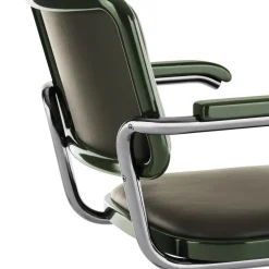 JS. THONET a personal Interpretation by Jil Sander S 64 P Serious Freischwinger Armlehnstuhl