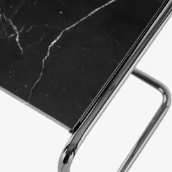 JS. THONET a personal Interpretation by Jil Sander B 97 Serious Beistelltisch 2er Set Marmor