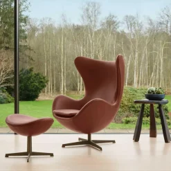 Jubiläumsedition 2022 Egg/Das Ei™ Loungesessel Leder