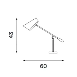 Jubiläumsedition 70 Jahre Birdy Tischleuchte