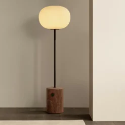 JWDA Stehleuchte H 130cm Travertin