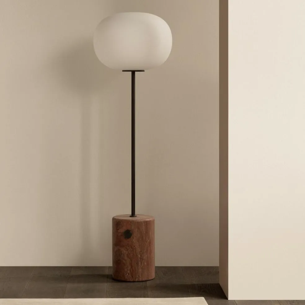 JWDA Stehleuchte H 130cm Travertin