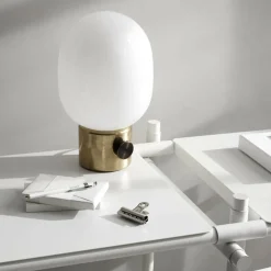 JWDA Tischleuchte Messing