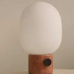 JWDA Tischleuchte Travertin