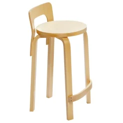 K65 Barstuhl Gestell klar lackiert