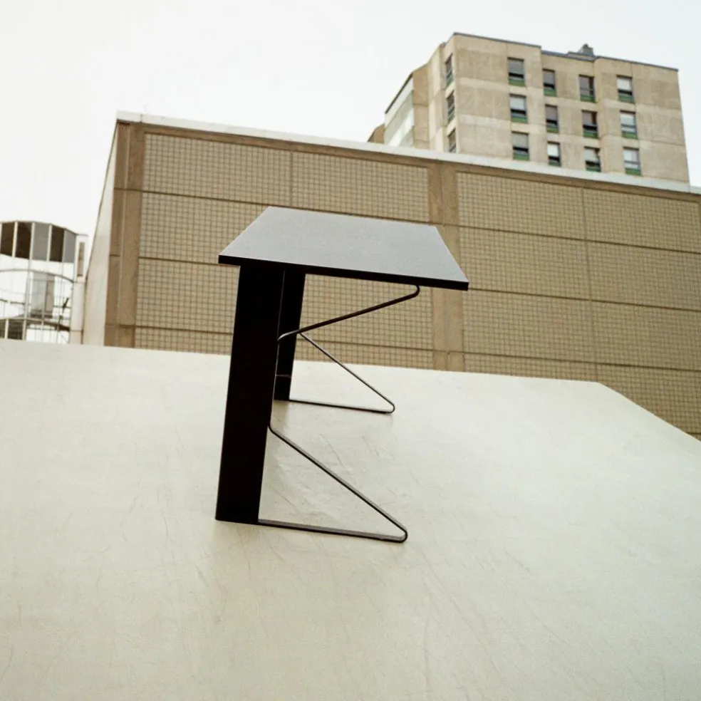 Kaari REB005 Schreibtisch Eiche schwarz