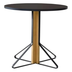 Kaari REB003 Tisch Eiche klar lackiert Ø80cm