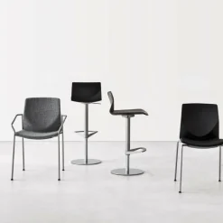 Kai S39 Barhocker Sitzfläche Eiche 54-79cm