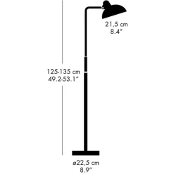 Kaiser Idell™ 6580-F Luxus Stehleuchte