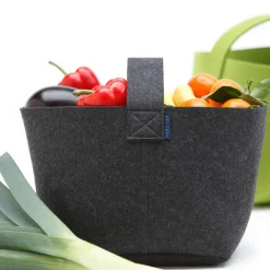 Kaminholzkorb aus Filz 48x50cm