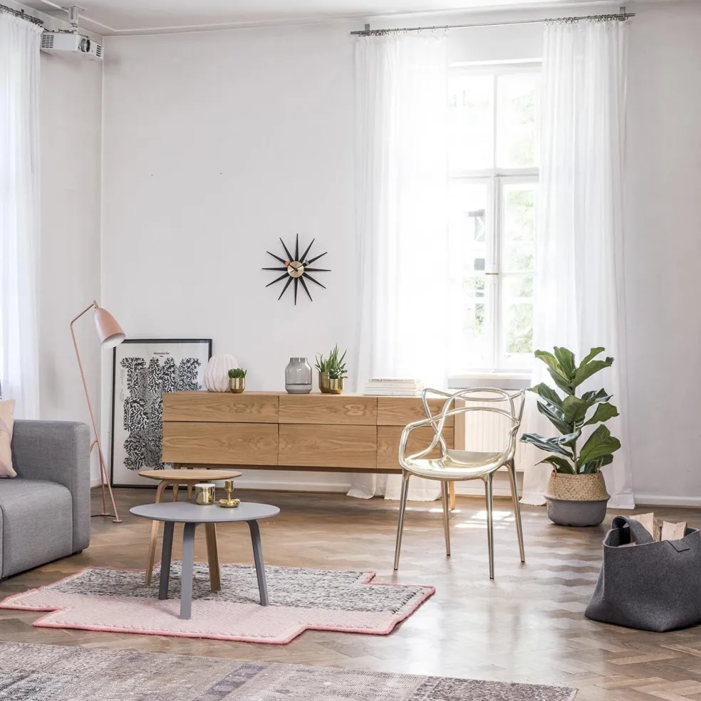 Kaminholzkorb aus Filz 48x50cm