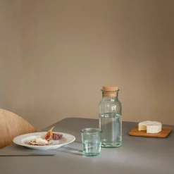 Karaffe mit Kork 1L recycelt