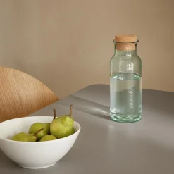 Karaffe mit Kork 1L recycelt